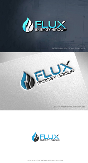 Logo Design by zebronicgraphic for Flux Energy Group, Inc. | Design: #29958314