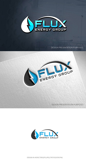 Logo Design by zebronicgraphic for Flux Energy Group, Inc. | Design: #29958316