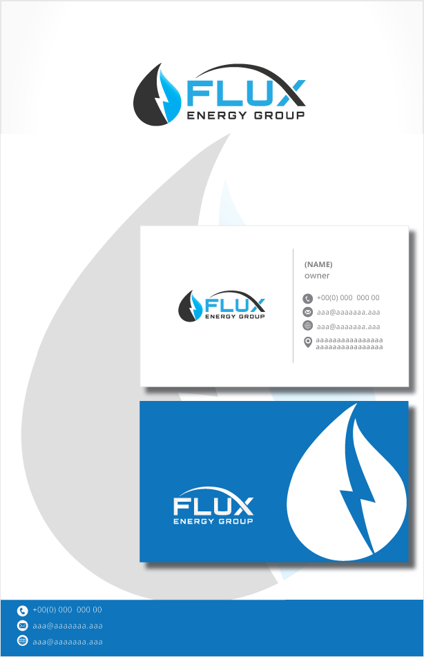 Logo-Design von zebronicgraphic für Flux Energy Group, Inc. | Design #29958318