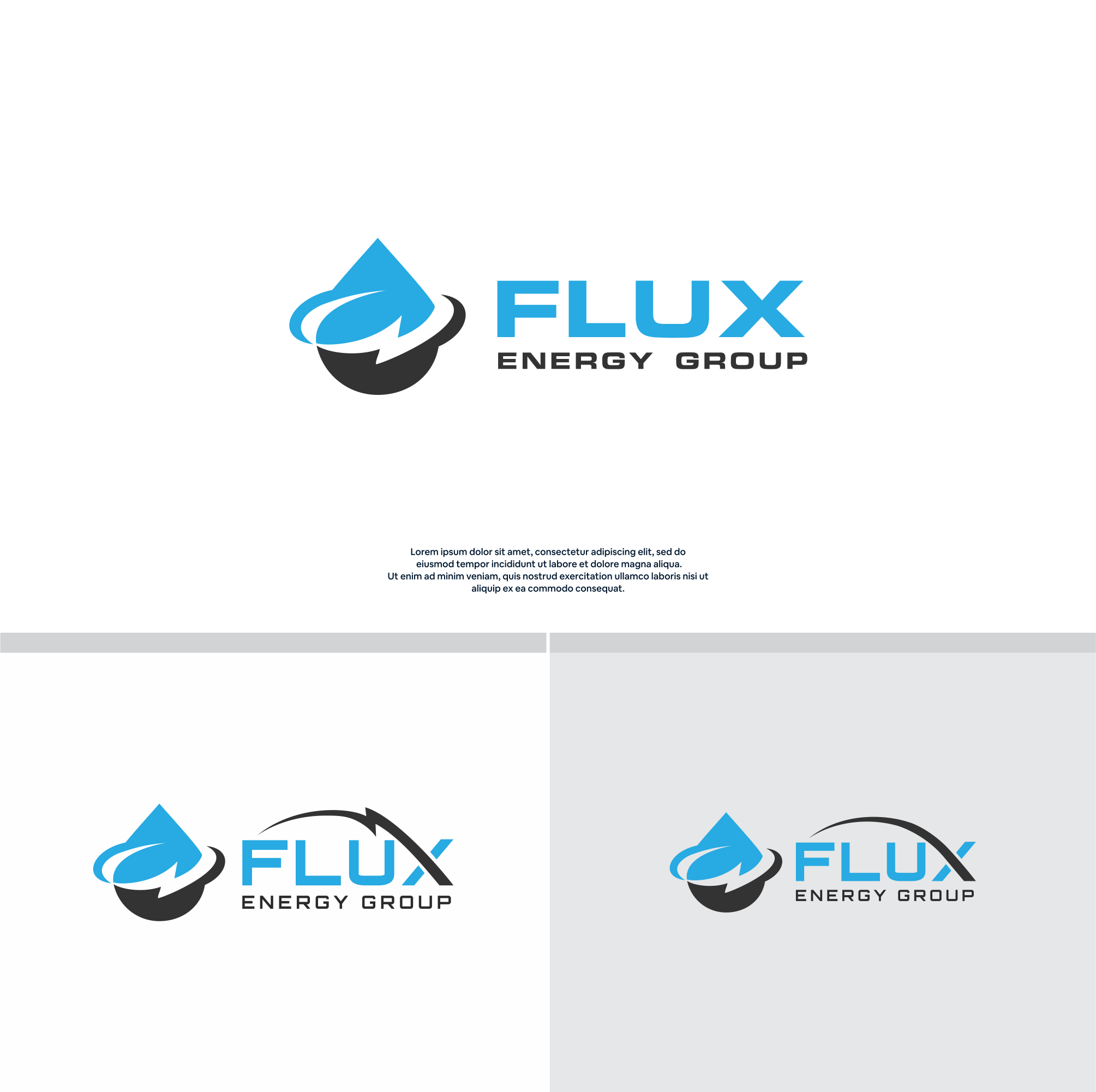 Logo Design by DesignFirst for Flux Energy Group, Inc. | Design #29958024