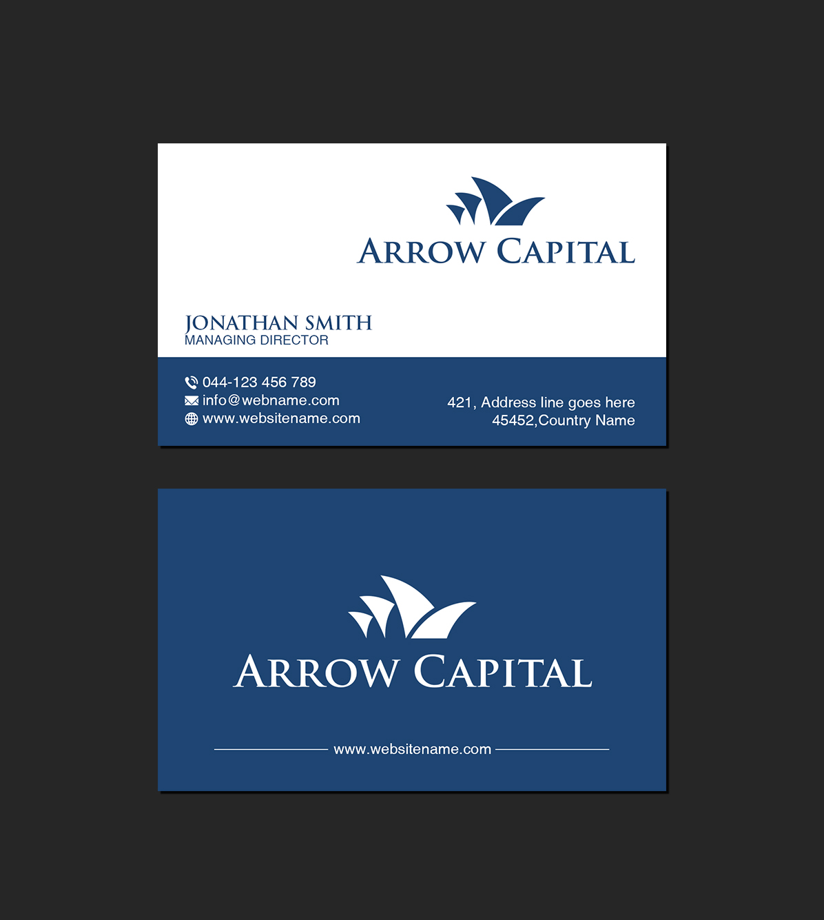 Business Card Design by Creations Box 2015 for Highland Corporate Advisors | Design #29967301
