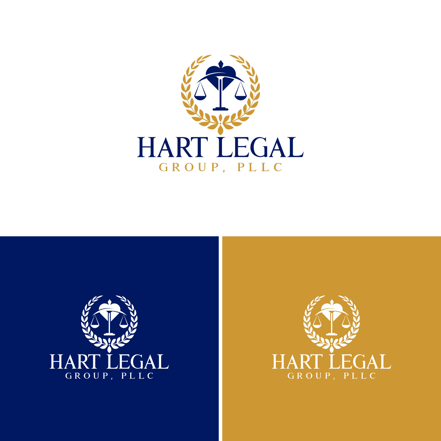Logo Design by Revolt Team for Hart Legal Group | Design #29959396