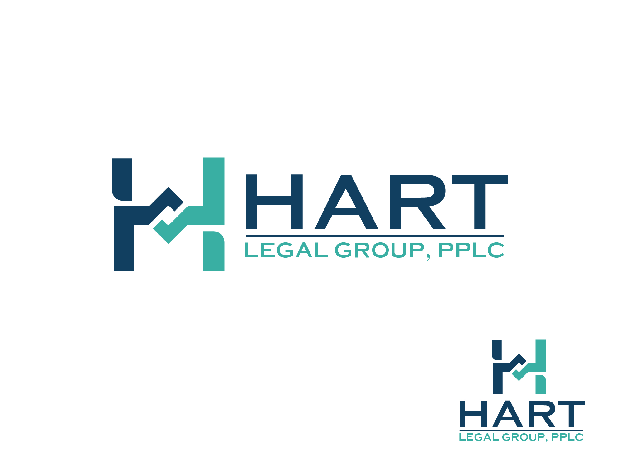 Logo Design by renderman for Hart Legal Group | Design #29958271