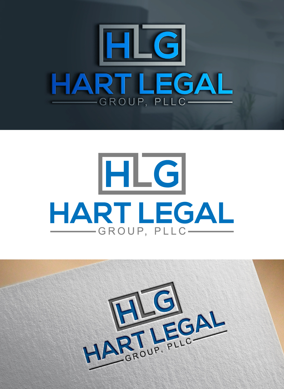 Logo Design by RUHUL AMIN 96 for Hart Legal Group | Design: #29983009