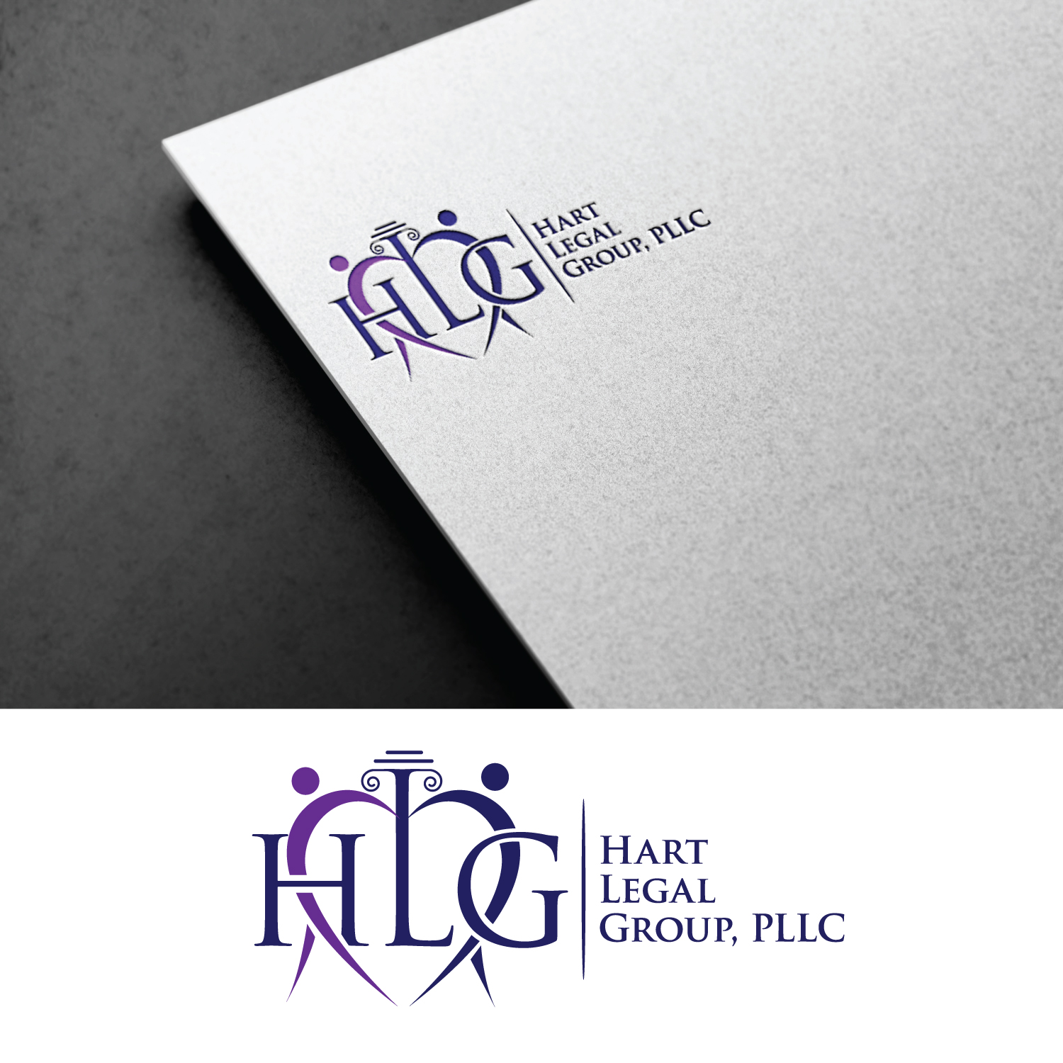 Logo Design by GODDREAMCREATION for Hart Legal Group | Design #29985912