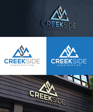 Logo Design by Cliping_path for Creekside Construction | Design: #29964999