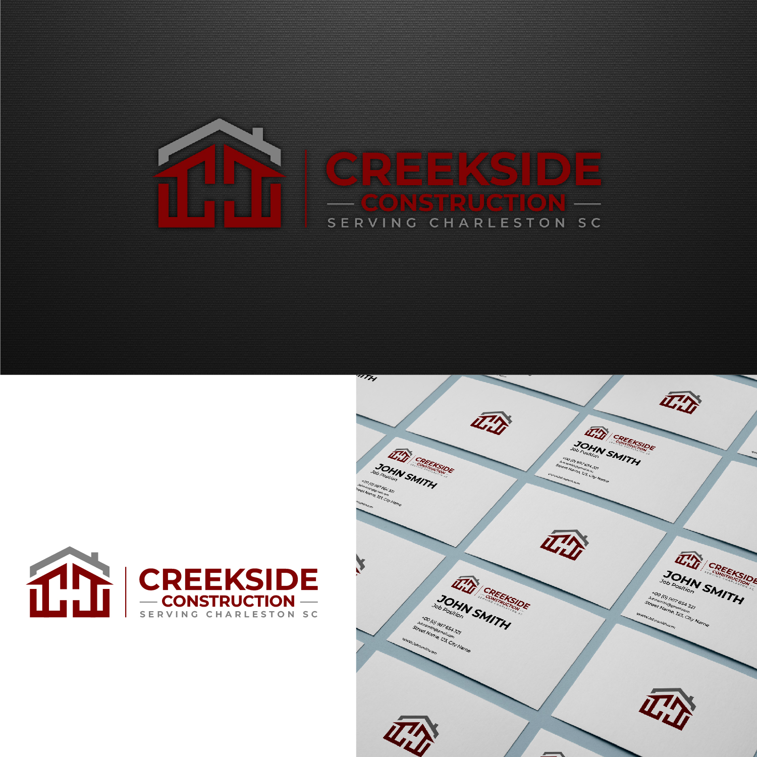 Logo Design by S.H Designs for Creekside Construction | Design #29961470