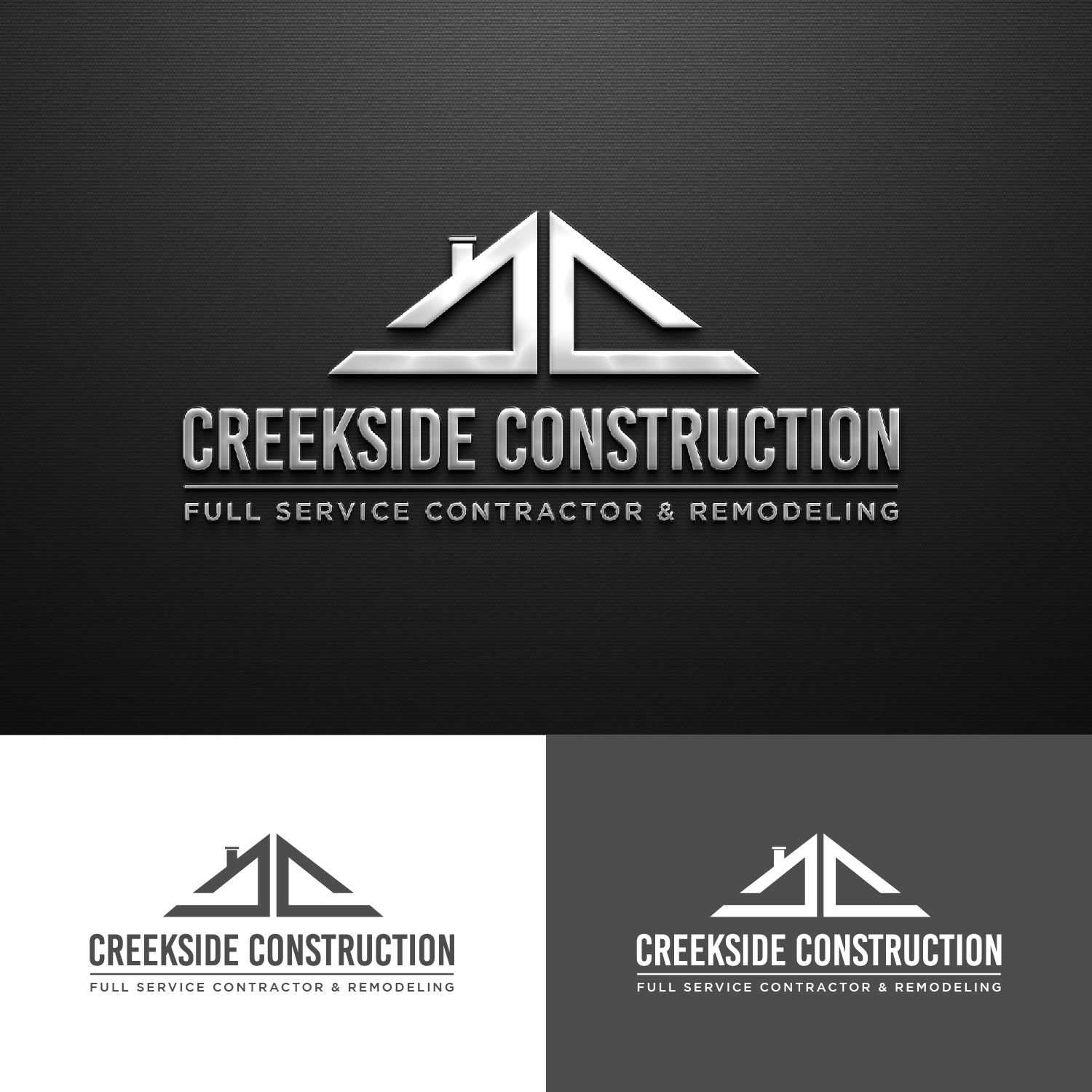 Logo Design by S.H Designs for Creekside Construction | Design #29961471