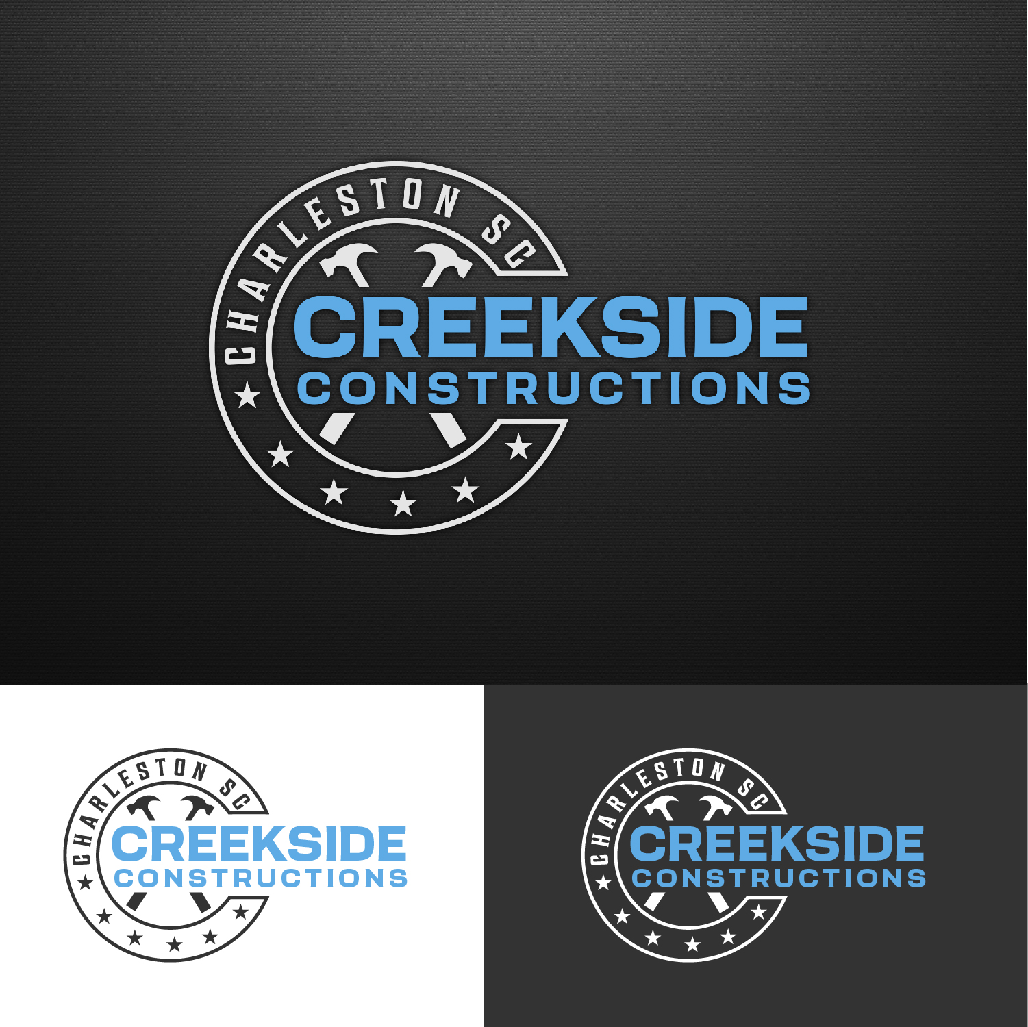 Logo Design by S.H Designs for Creekside Construction | Design #29967993