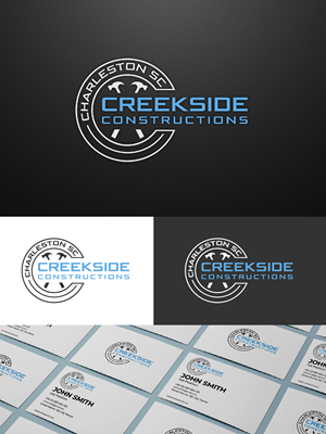 Logo Design by S.H Designs for Creekside Construction | Design: #29968324
