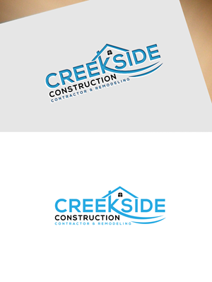 Logo Design by SK art_pro for Creekside Construction | Design: #29960815