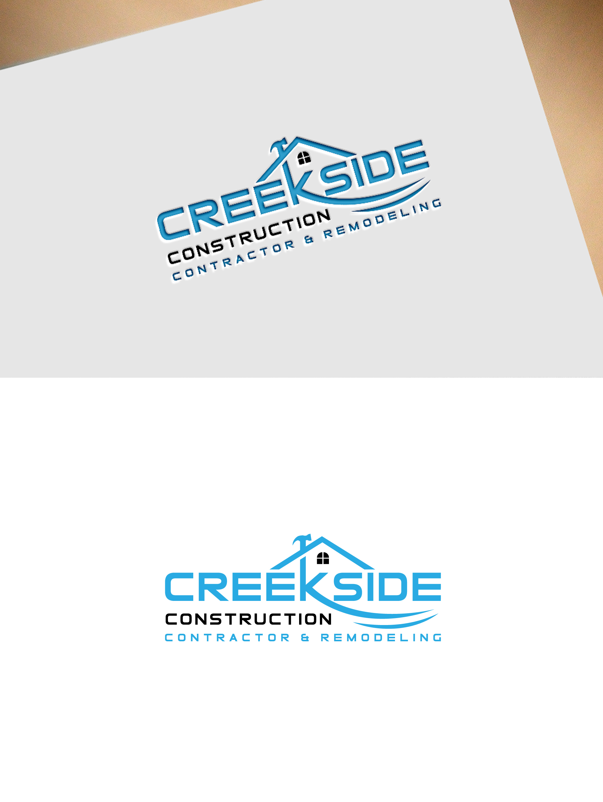 Diseño de Logo por SK art_pro para Creekside Construction | Diseño #29961071