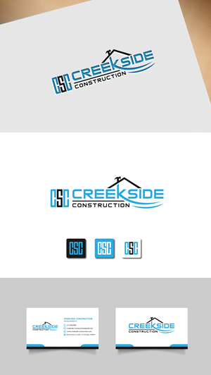 Logo Design by SK art_pro for Creekside Construction | Design: #29961339