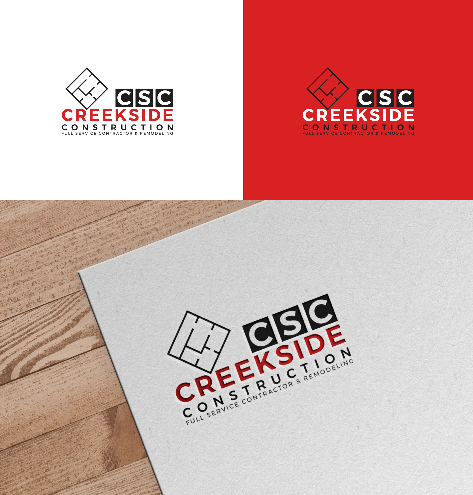 Logo Design by Graphic4489 for Creekside Construction | Design #29967925