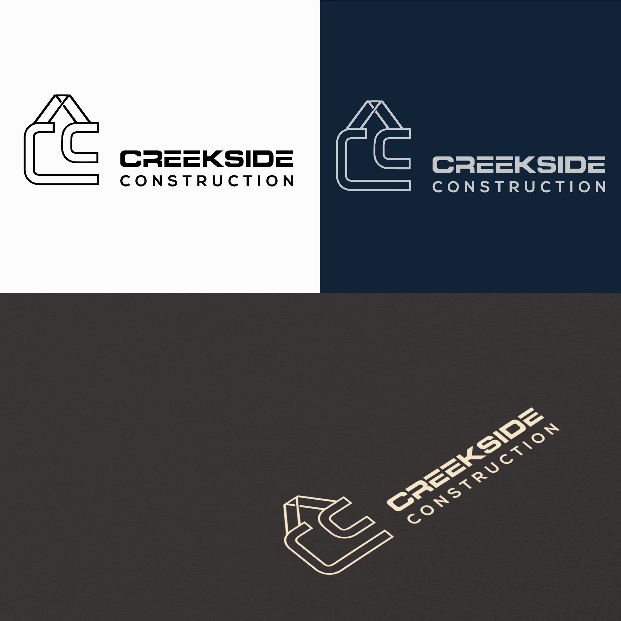 Diseño de Logo por logo corner para Creekside Construction | Diseño #29972100