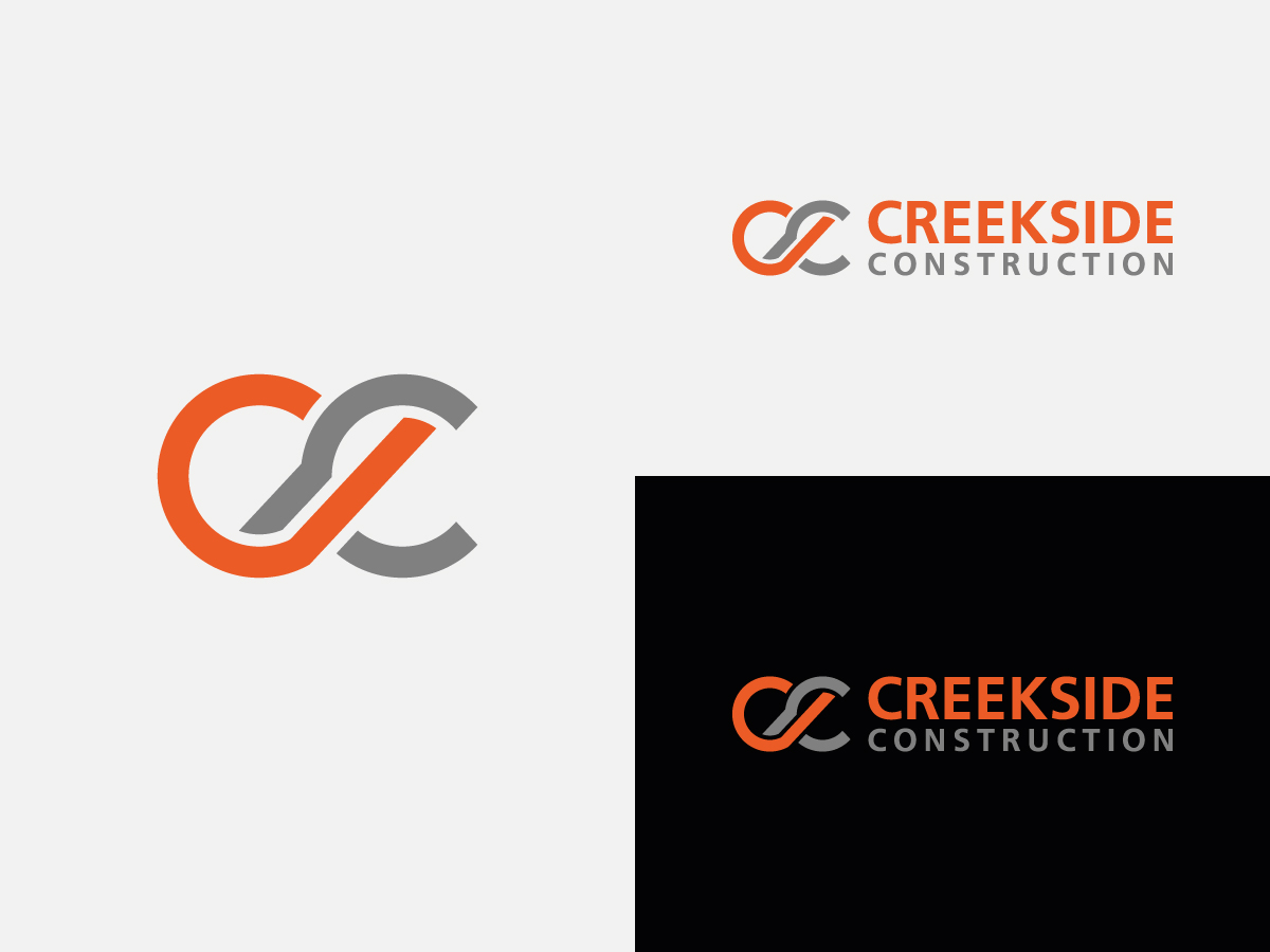 Logo-Design von Blackspidey für Creekside Construction | Design #29969762