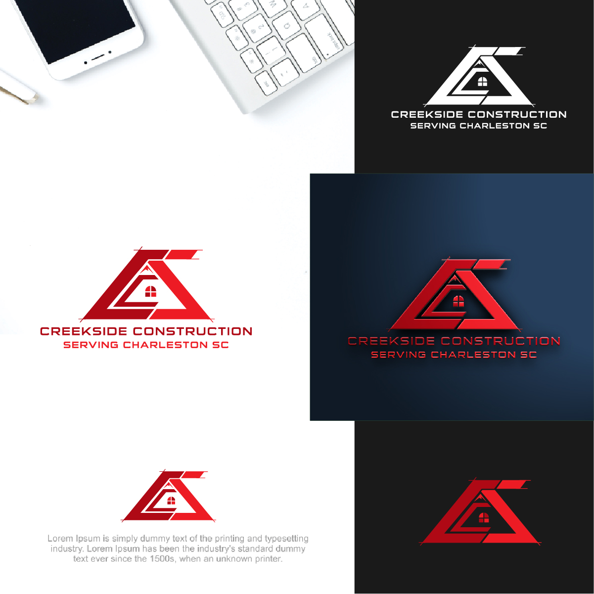 Logo Design by Deziners Zone for Creekside Construction | Design #29965937