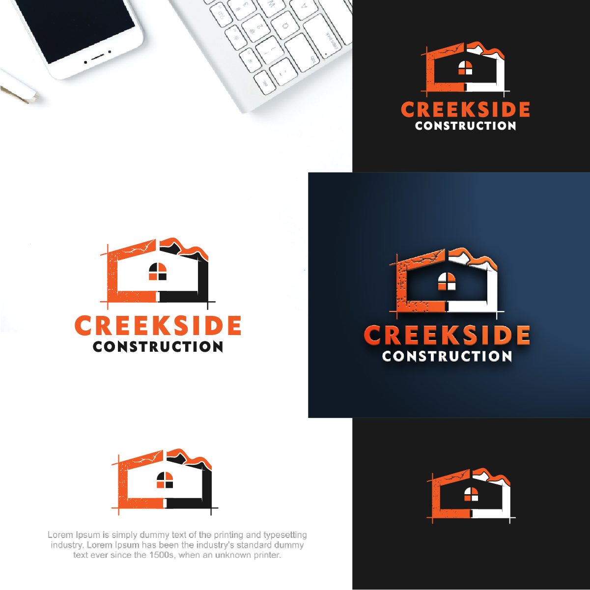 Logo-Design von Deziners Zone für Creekside Construction | Design #29965938