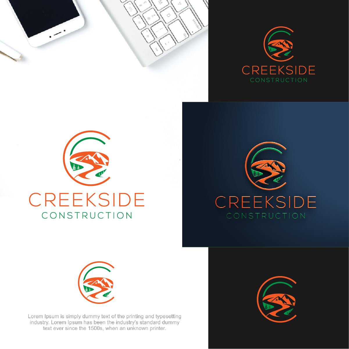 Logo Design by Deziners Zone for Creekside Construction | Design #29965939