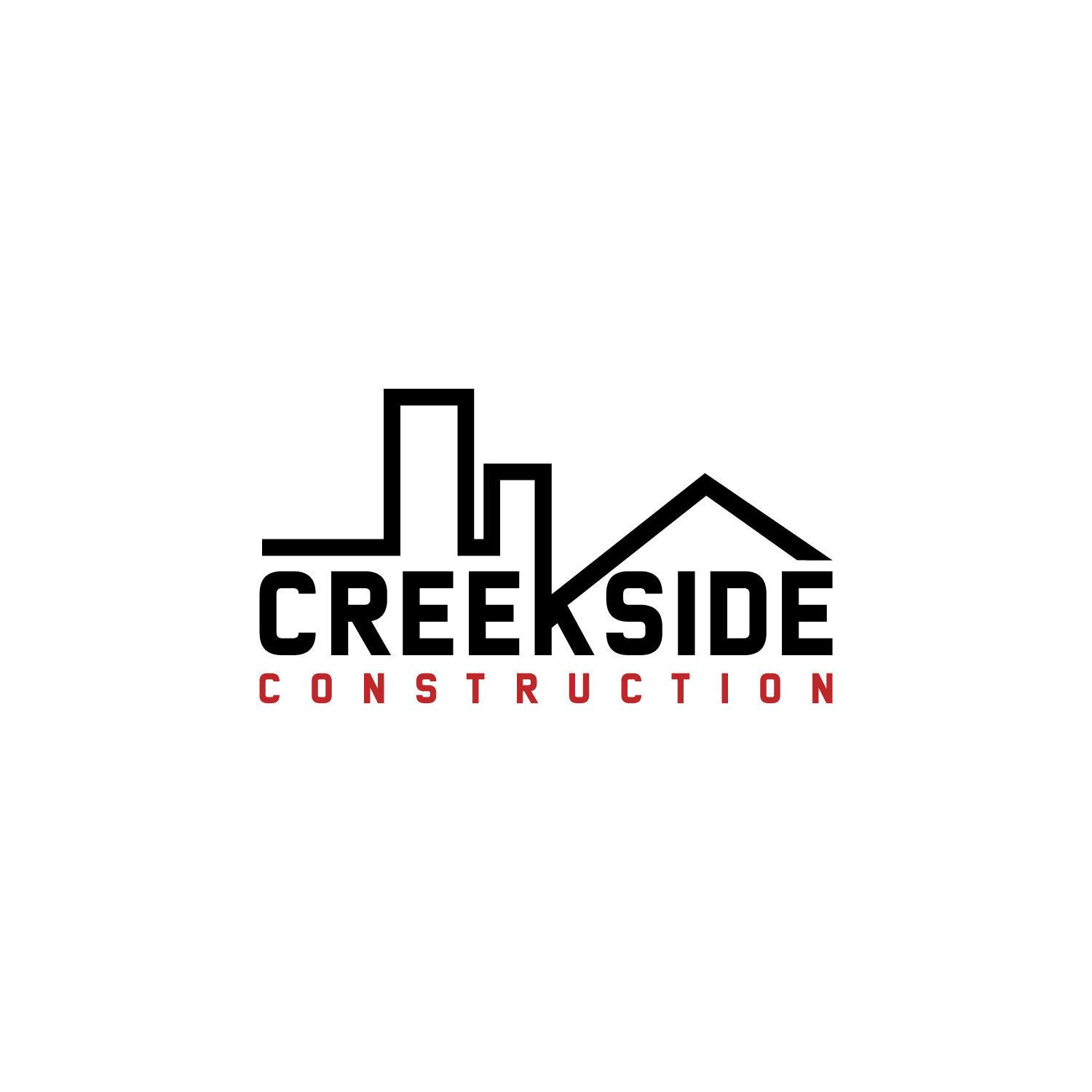 Logo Design by LAXMI DESIGNHUB for Creekside Construction | Design #29966125