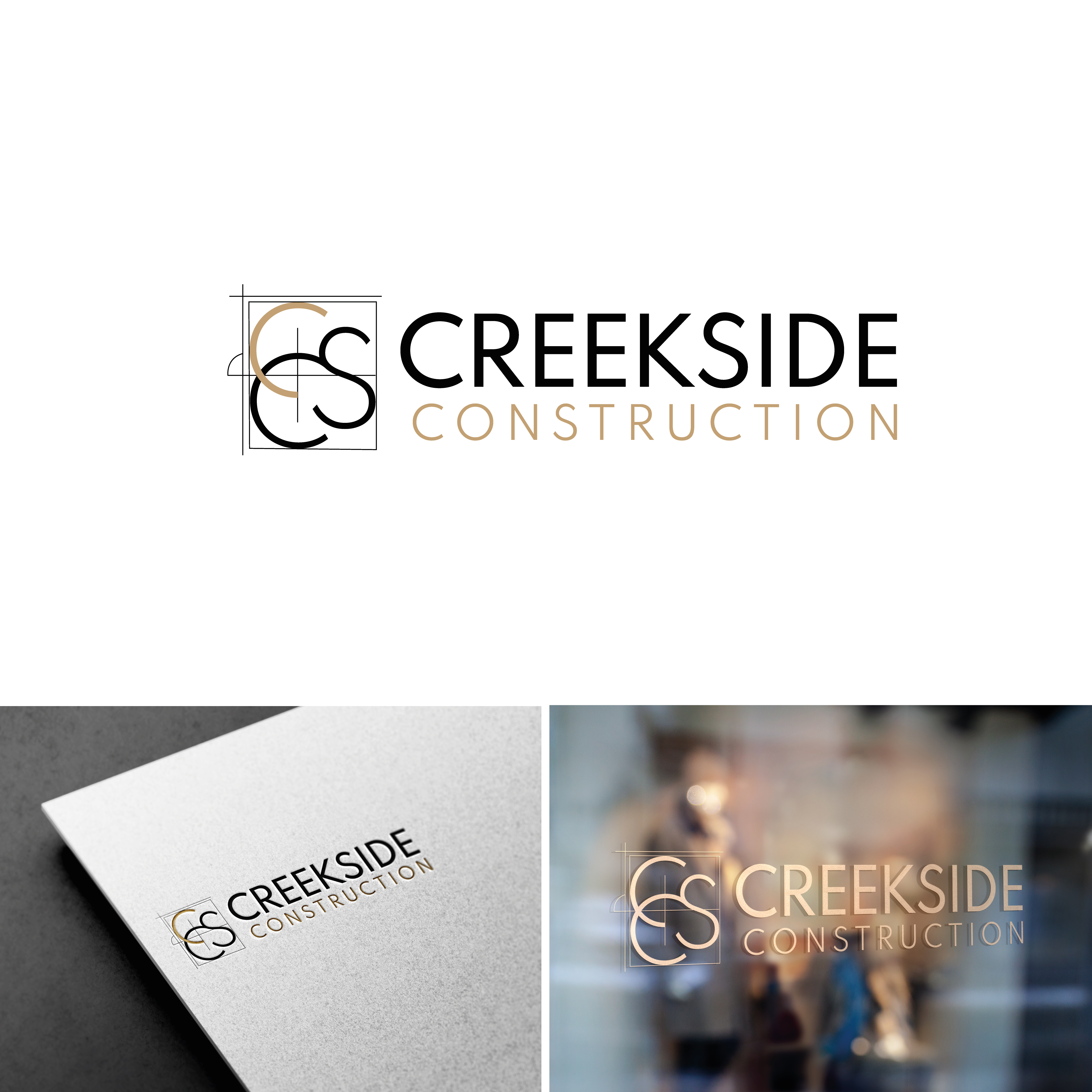 Logo Design by AbhishekkM'24 for Creekside Construction | Design #29961495