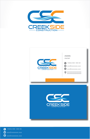 Logo Design by zebronicgraphic for Creekside Construction | Design: #29960693