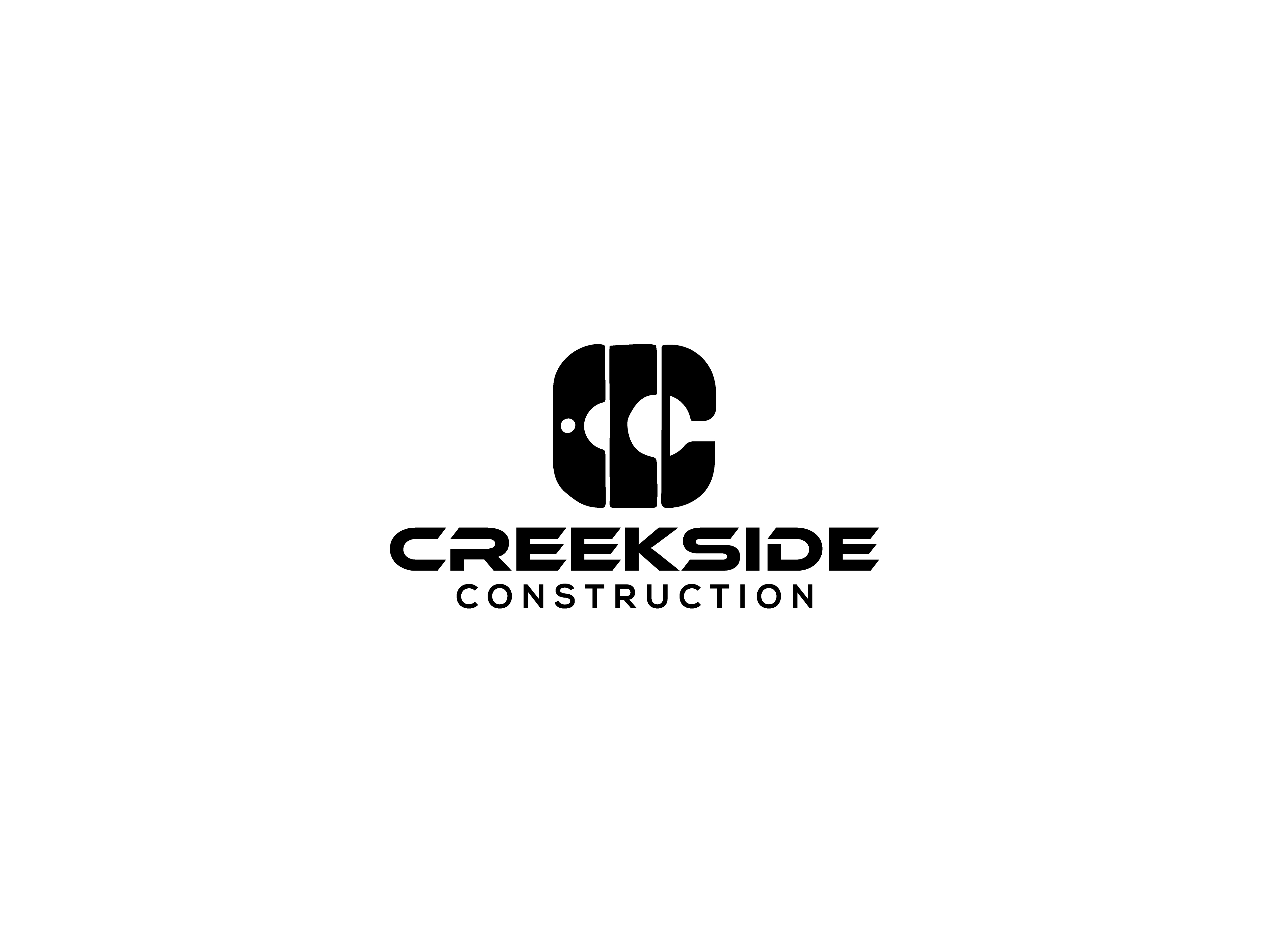 Logo Design by Hieroglyphics for Creekside Construction | Design #29961835