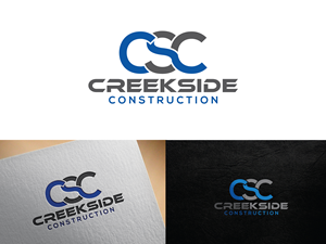 Logo Design by Hieroglyphics for Creekside Construction | Design: #29967815