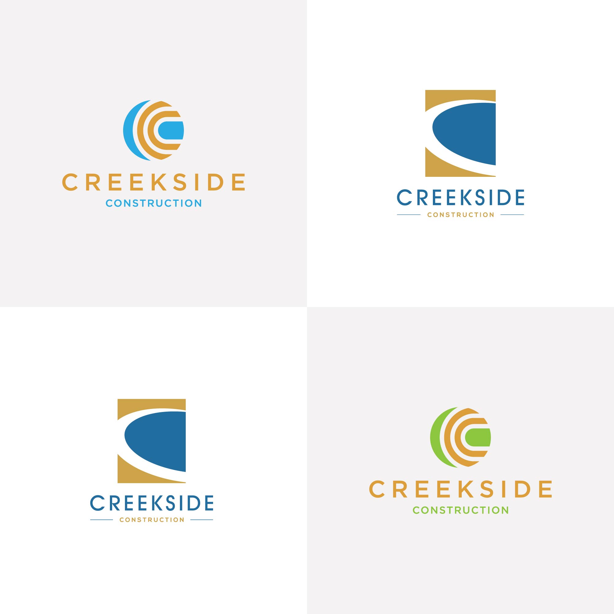 Logo Design by kaushal 05 for Creekside Construction | Design #29968094