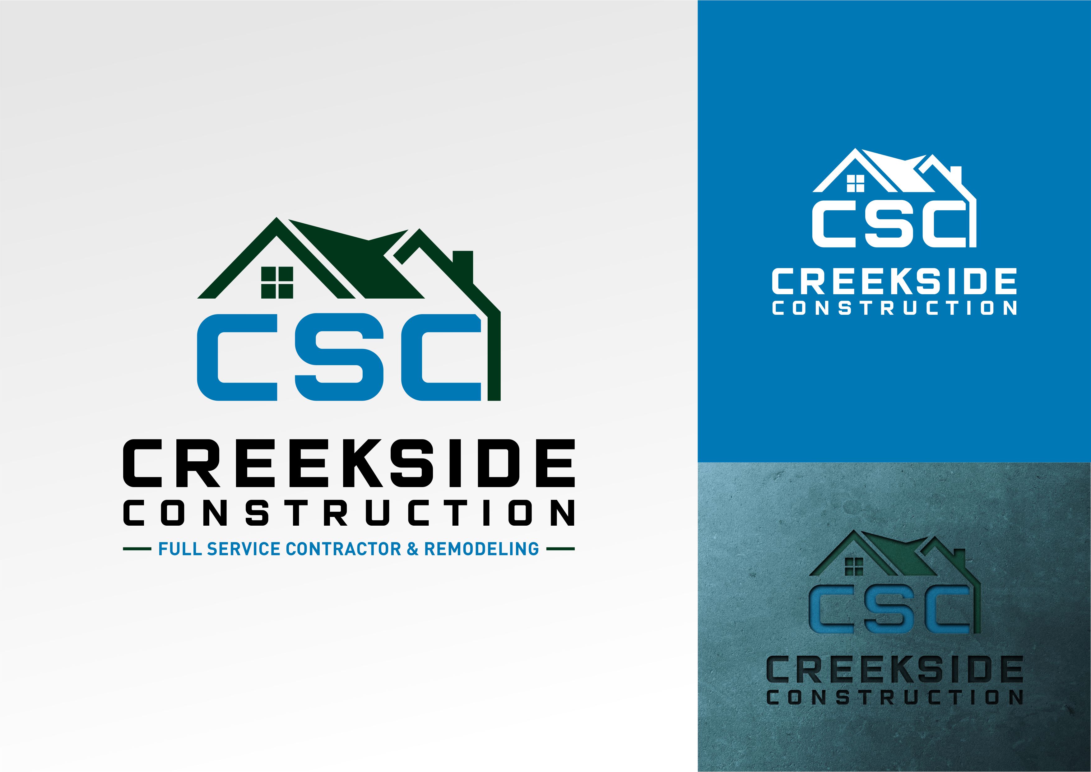 Logo Design by ammar_ed for Creekside Construction | Design #29961351