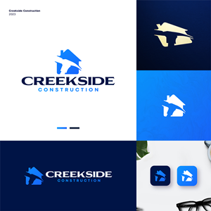 Logo-Design von JBalloon Design für Creekside Construction | Design: #29966303