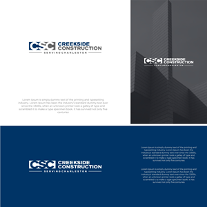 Logo-Design von MX LogoArt für Creekside Construction | Design: #29964652