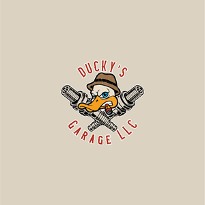 Logo Design by Jerwin Intac for Ducky's Garage LLC  | Design: #29964697