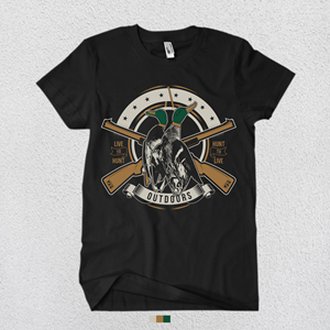 T-shirt Design by Rheanza for Bass, Bucks, And Birds | Design: #29983968
