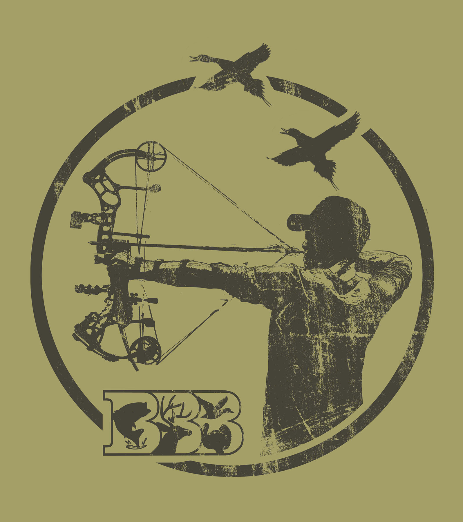 T-shirt Design by Johncina for Bass, Bucks, And Birds | Design #29967792