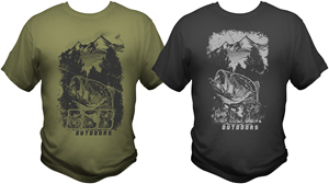 Diseño de Camiseta por bacujkov para Bass, Bucks, And Birds | Diseño #29994173