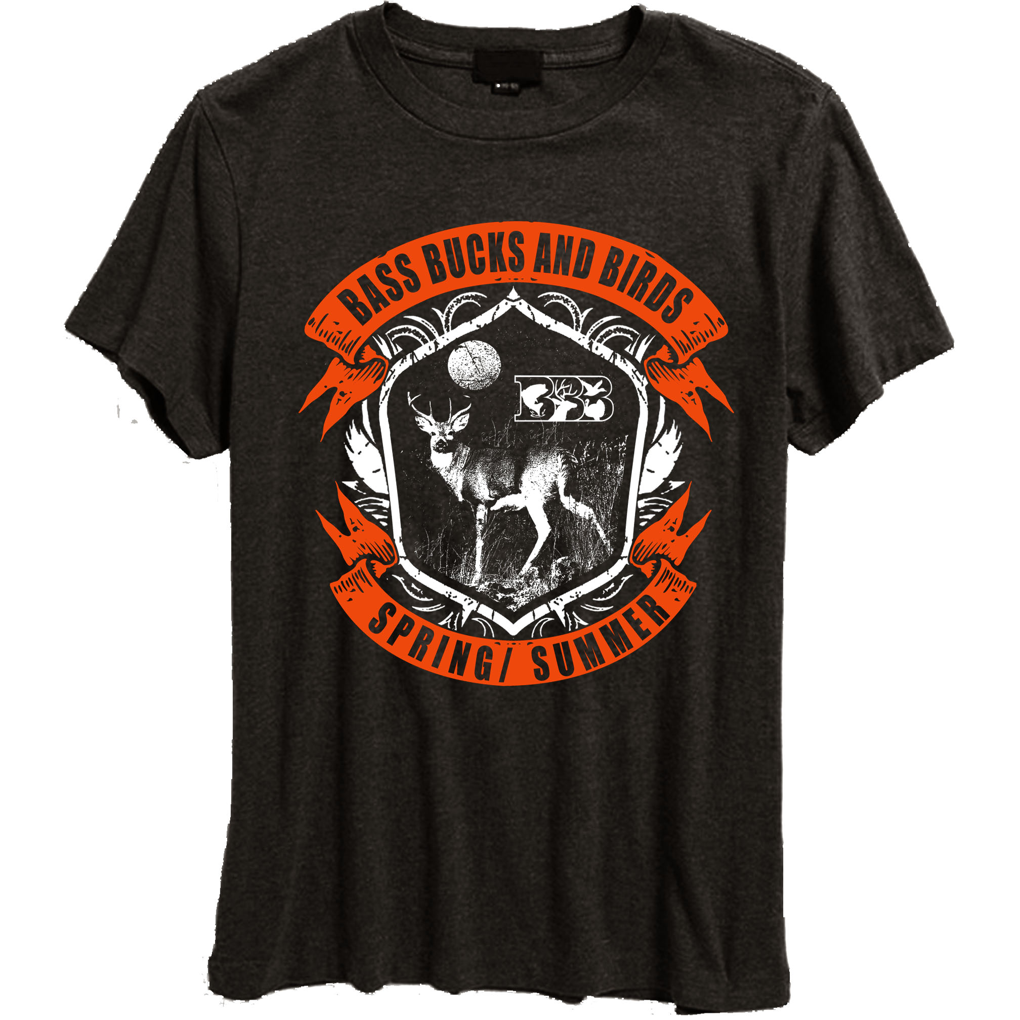 T-shirt Design by O_O NIZAL O_O for Bass, Bucks, And Birds | Design #29996212