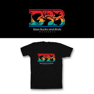 T-shirt Design by saka.aleksandar for Bass, Bucks, And Birds | Design: #30022329
