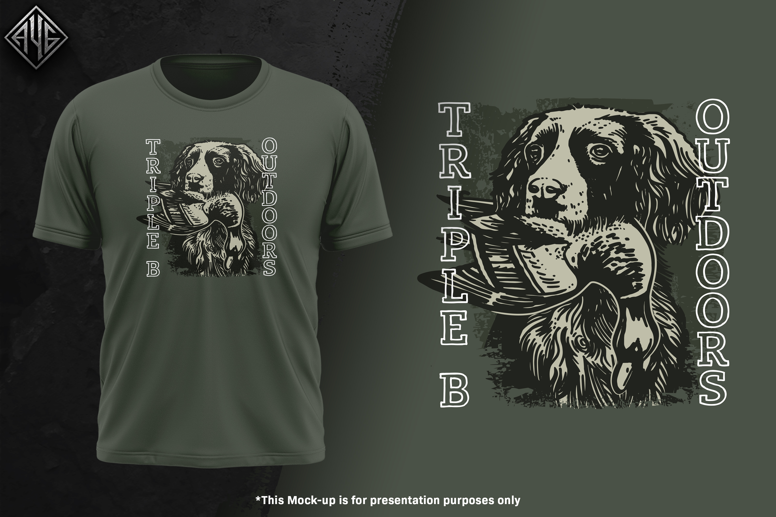 T-shirt Design by gekgrfx for Bass, Bucks, And Birds | Design #30019650