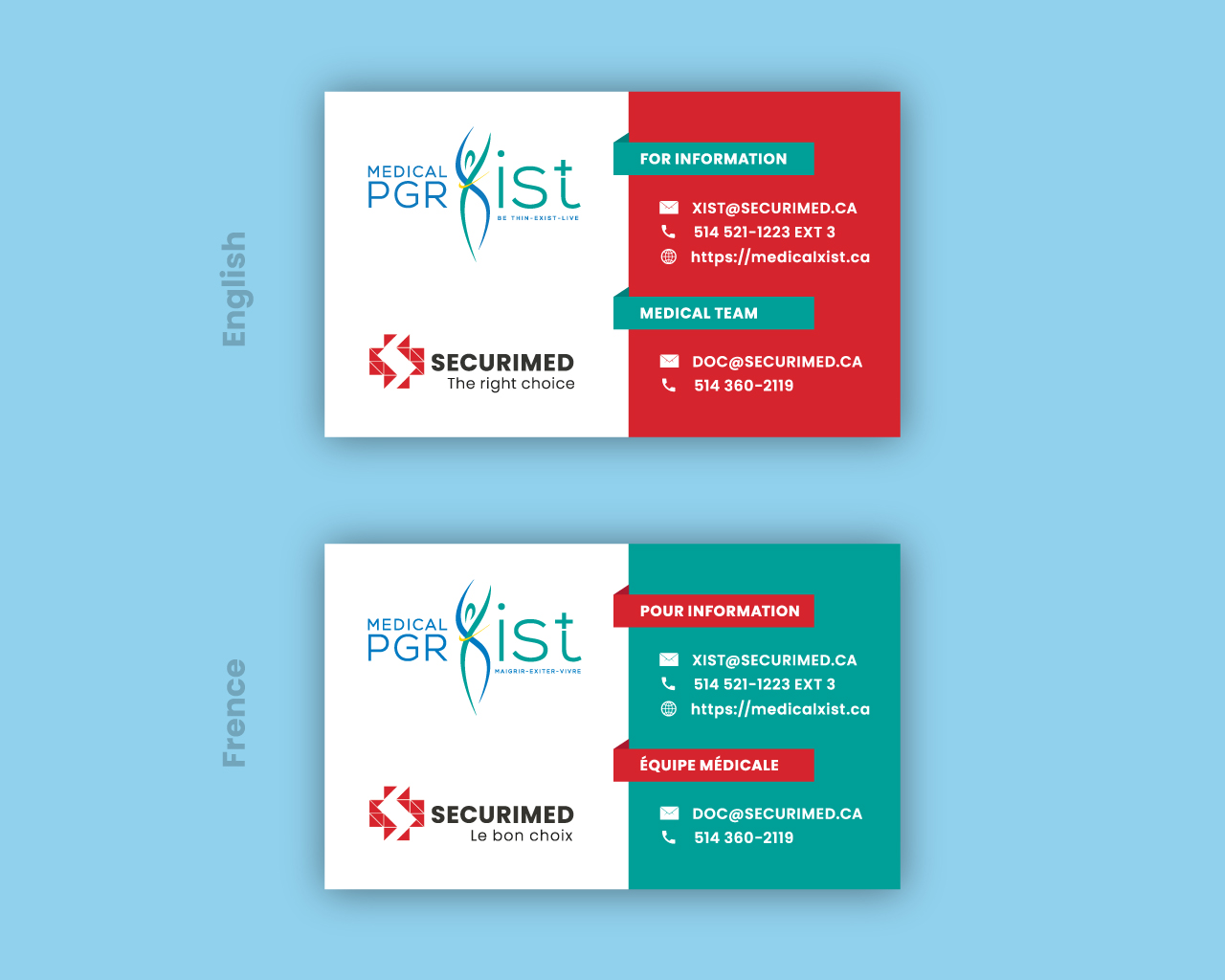 Business Card Design by H.CUBE DESIGNS for SECURIMED | Design #29982373
