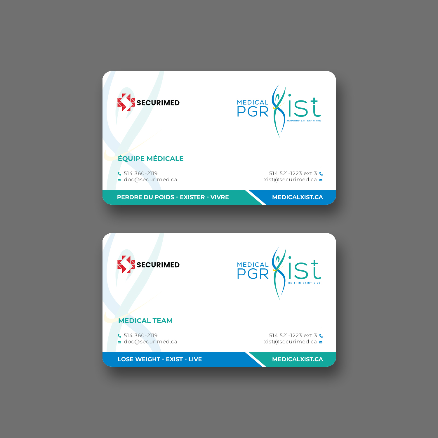 Business Card Design by Sun Moon Graphic Designer for SECURIMED | Design #29970106
