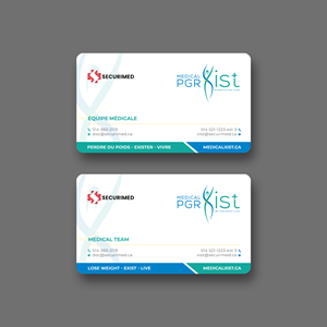 Business Card Design by Sun Moon Graphic Designer for SECURIMED | Design: #29970106