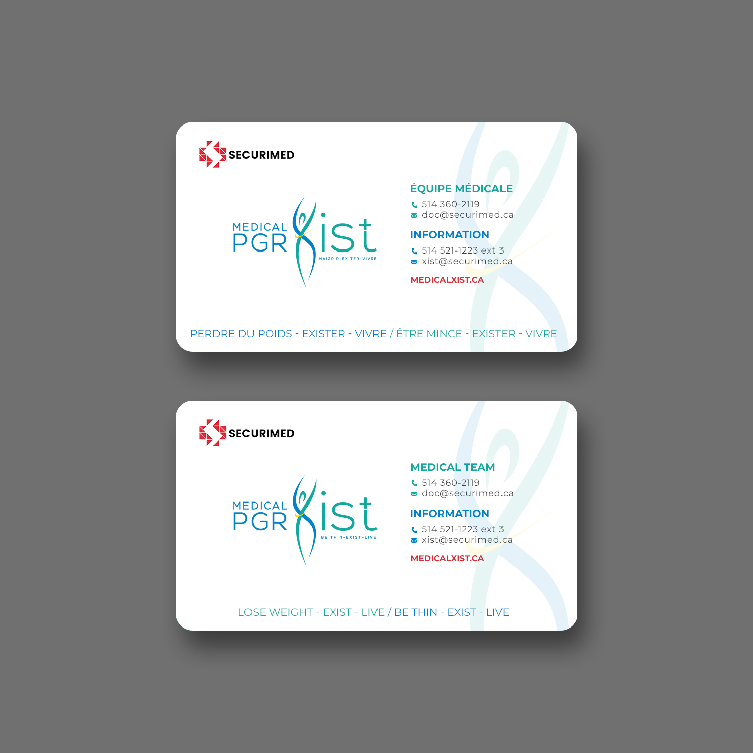 Business Card Design by Sun Moon Graphic Designer for SECURIMED | Design #29970107
