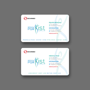 Business Card Design by Sun Moon Graphic Designer for SECURIMED | Design: #29970107