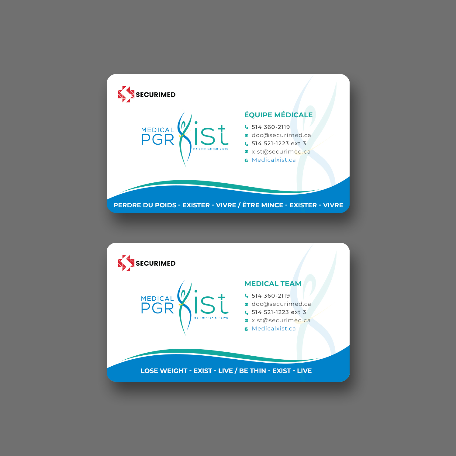 Business Card Design by Sun Moon Graphic Designer for SECURIMED | Design #29970108