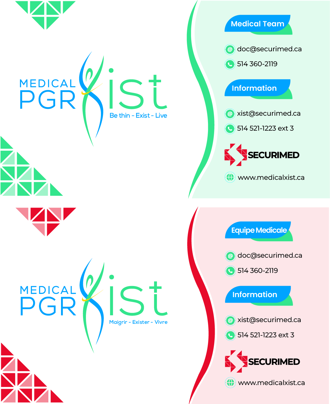 Design de Carte de Visite par XP Studio pour SECURIMED | Design #29991665