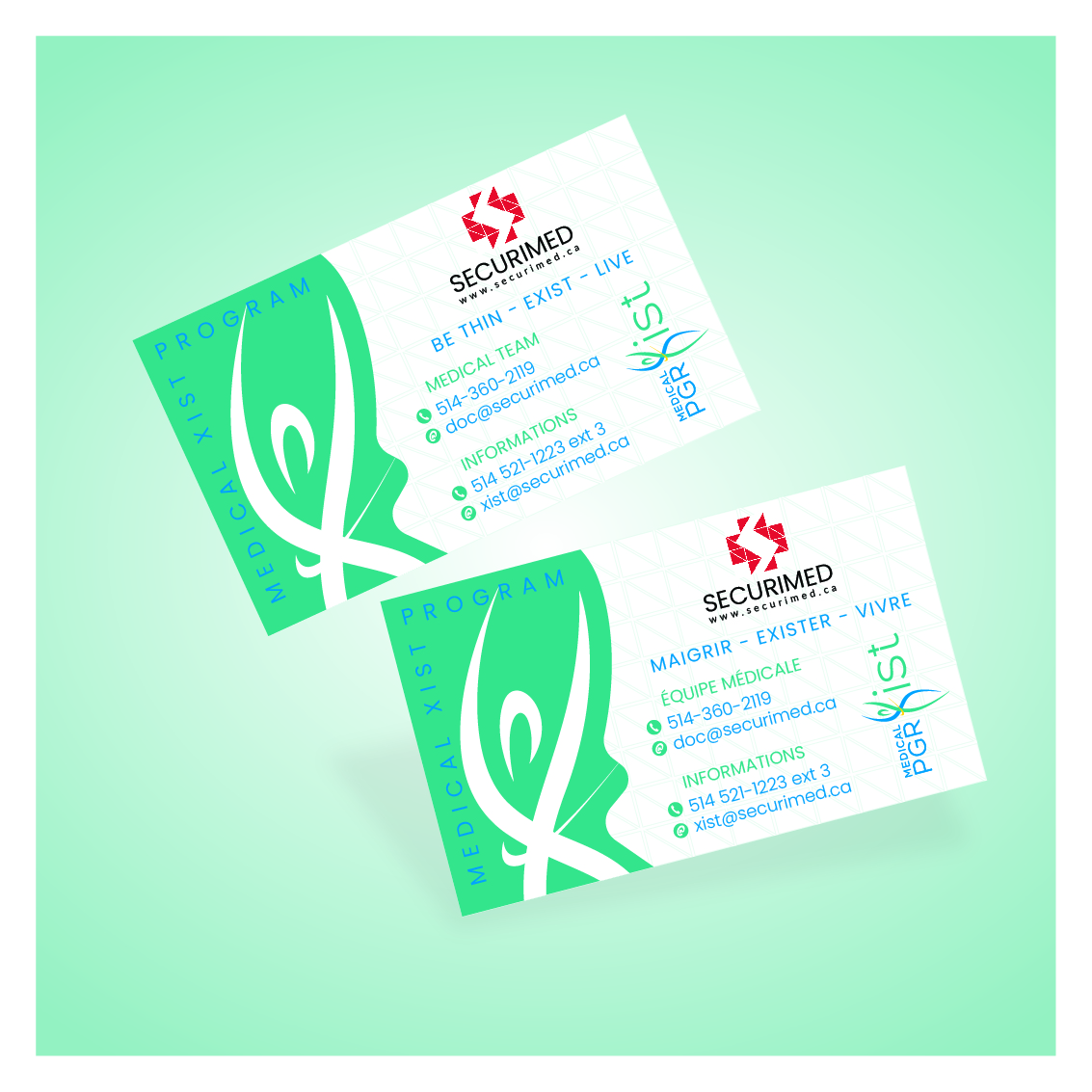 Diseño de Tarjeta de Presentación por ynsben para SECURIMED | Diseño #30001936