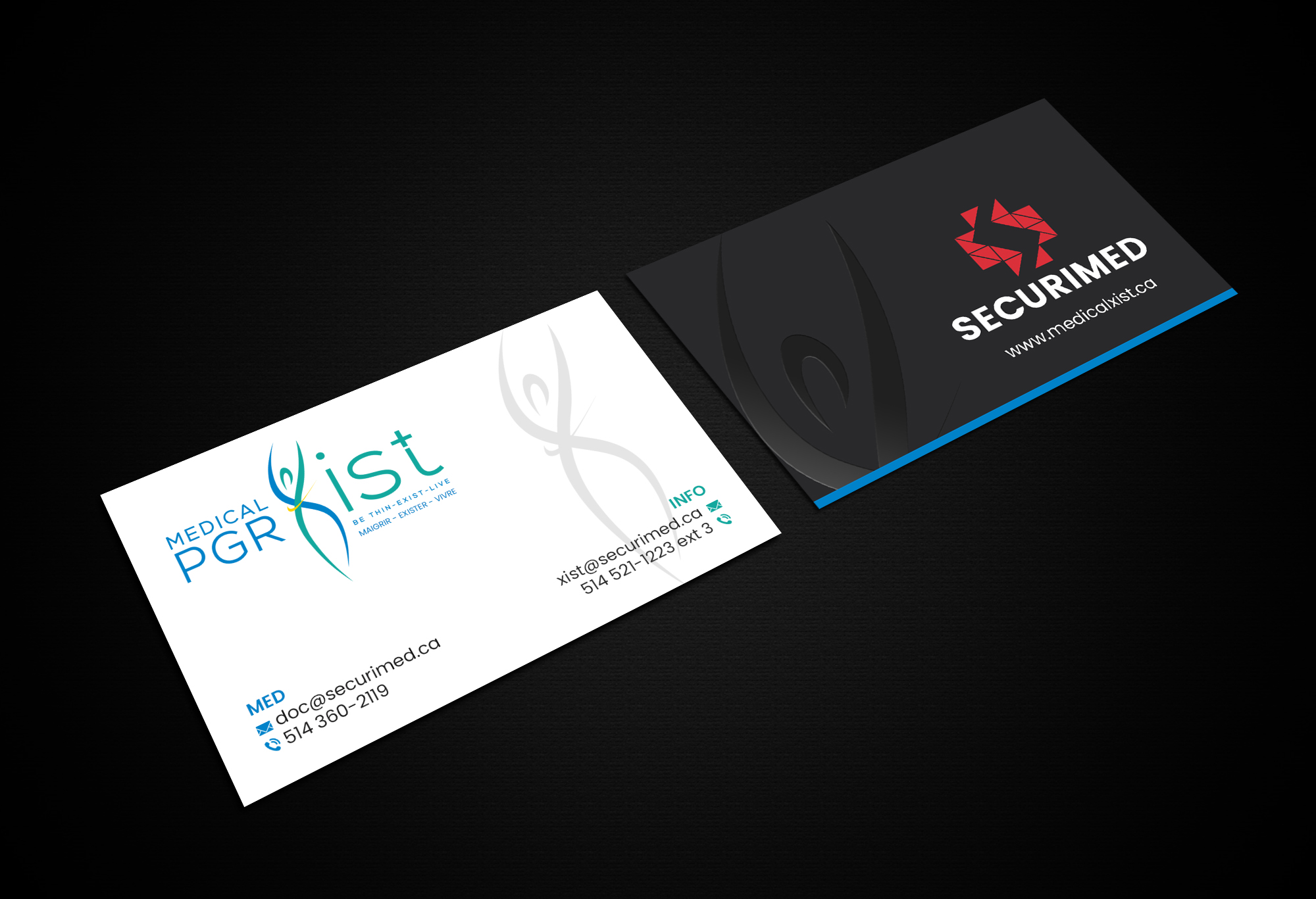 Business Card Design by Creations Box 2015 for SECURIMED | Design #30407663