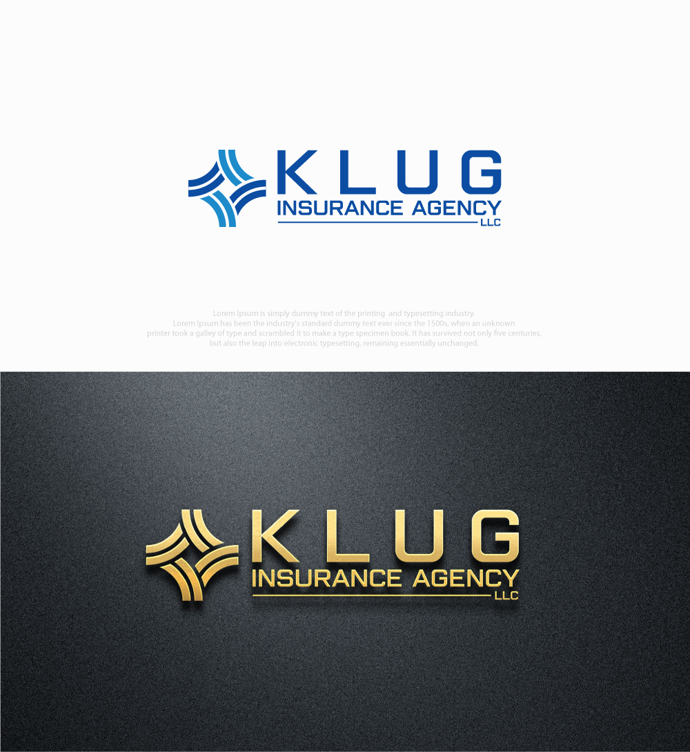 Diseño de Logo por LogoRiverr para Klug insurance Agency, LLC | Diseño #30005913