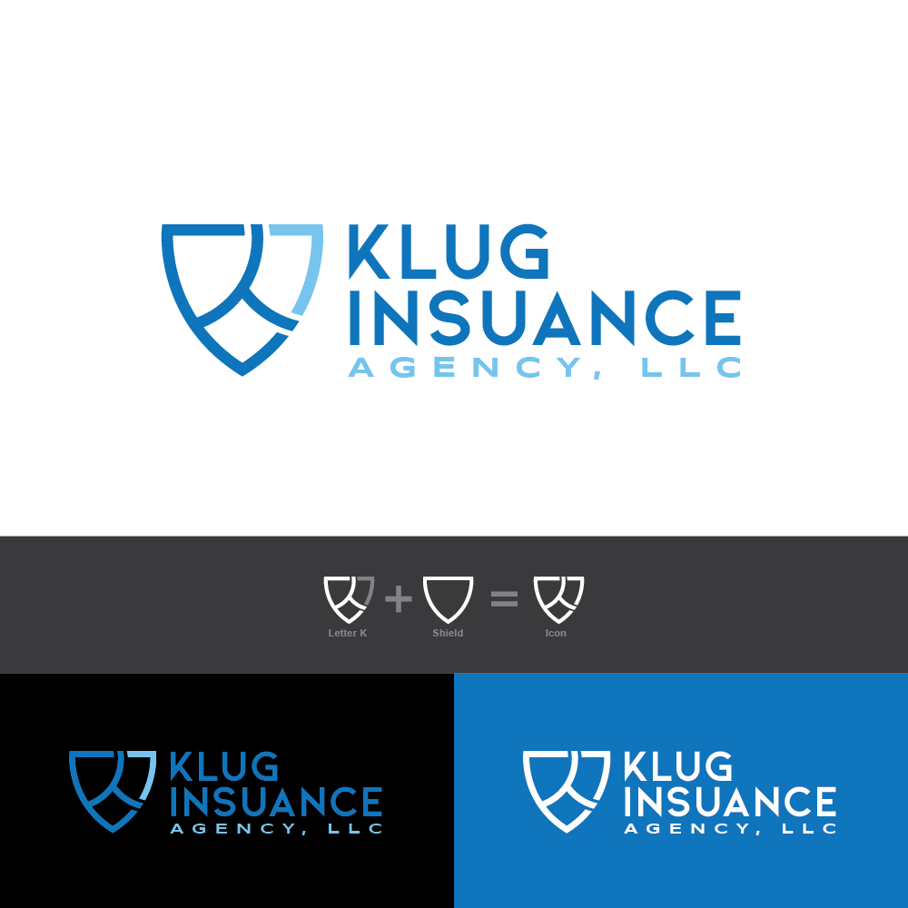 Logo-Design von Sanat Kumar De für Klug insurance Agency, LLC | Design #29979418